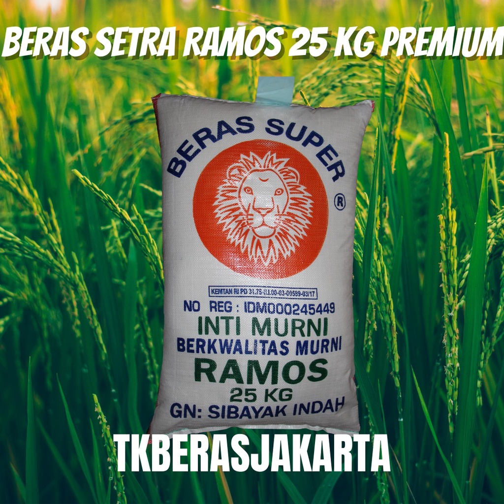 Beras Setra Ramos 25 kg Singa