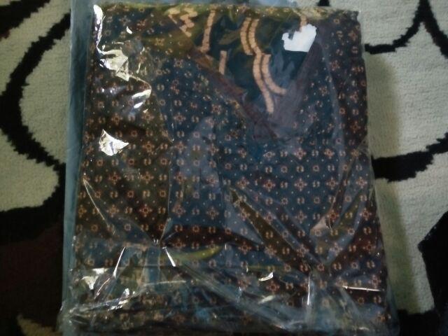 Outer Alika Maxi Cardi Etnica Ulir Kardigan Batik Cewek Seragam Kantor Kerja Pesta Cardigan Solo