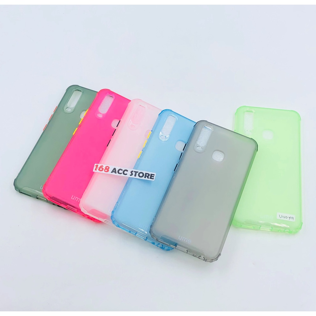 SILIKON VIVO Y17 / Y15 2019 / Y12  SOFT CASE VIVO Y12 / Y17 UME RAINBOW
