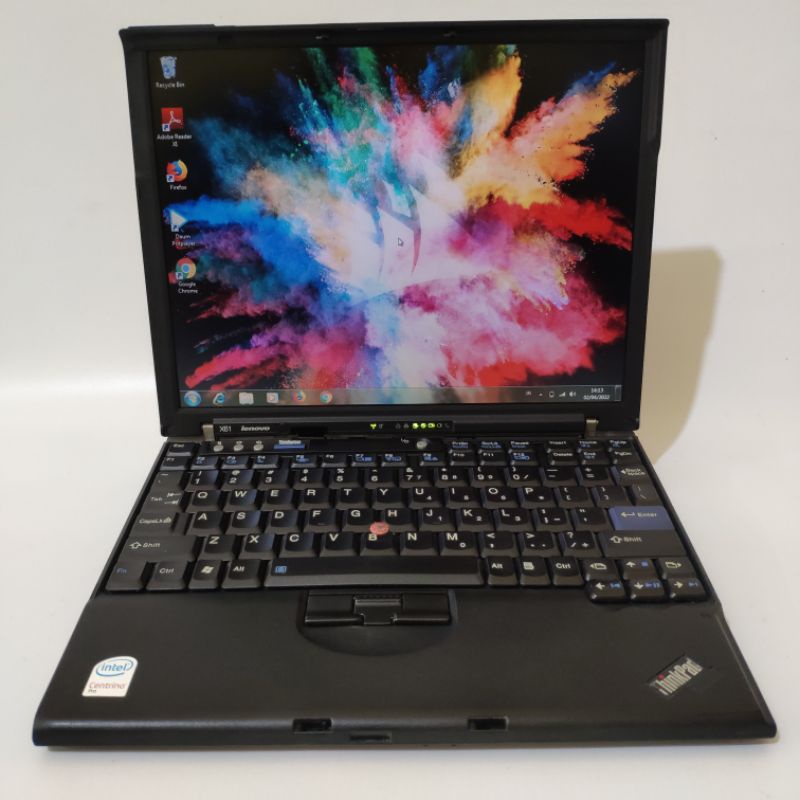 Laptop Lenovo thinkpad x series - core2duo - ram 2gb  - laptop tangguh bandel