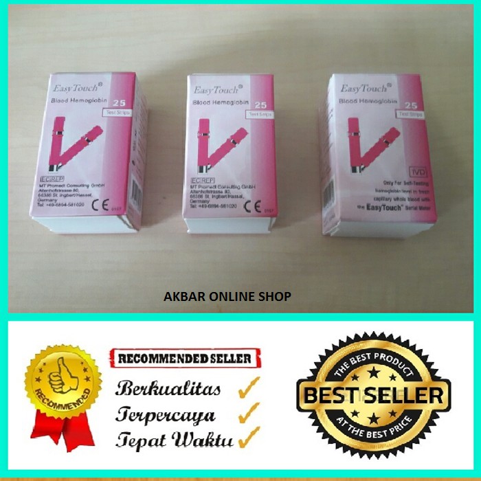 Strip Hemoglobin EasyTouch / Stik Hemoglobin / Strip Hb Easy Touch