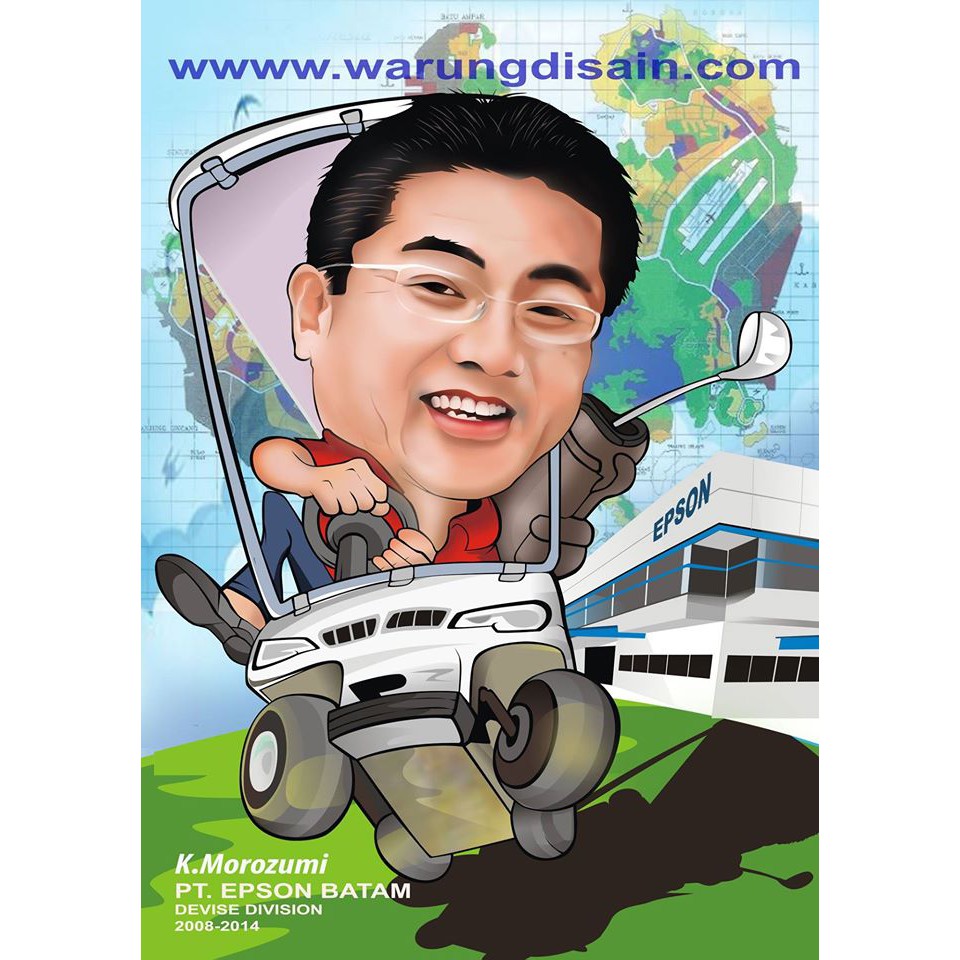 Gambar Karikatur Wajah Lucu