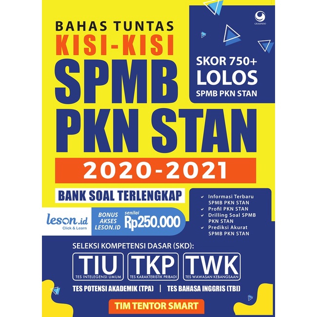 Gramedia Banjarmasin - BAHAS TUNTAS KISI - KISI SPMB PKN STAN 2020 - 2021