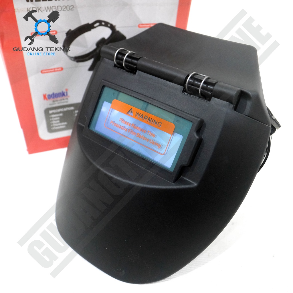 Topeng Las Otomatis KODENKI KDK-WGD202 / Welding Mask Auto Darkning - Helm Kedok Las KDK WGD202