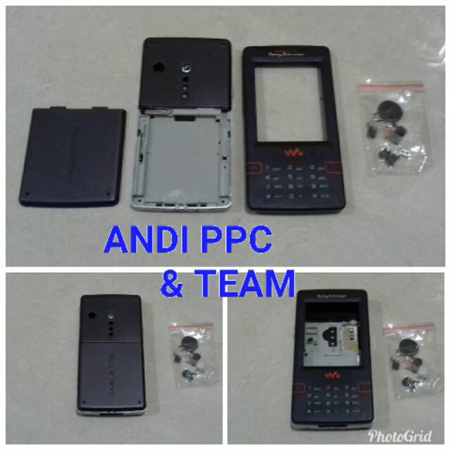 Casing sony ericsson w950 full set