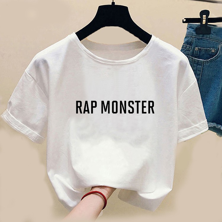 FLEURIR - RAP MONSTER RM  KAOS WANITA DEWASA LENGAN PENDEK TUMBLR TEE UNISEX