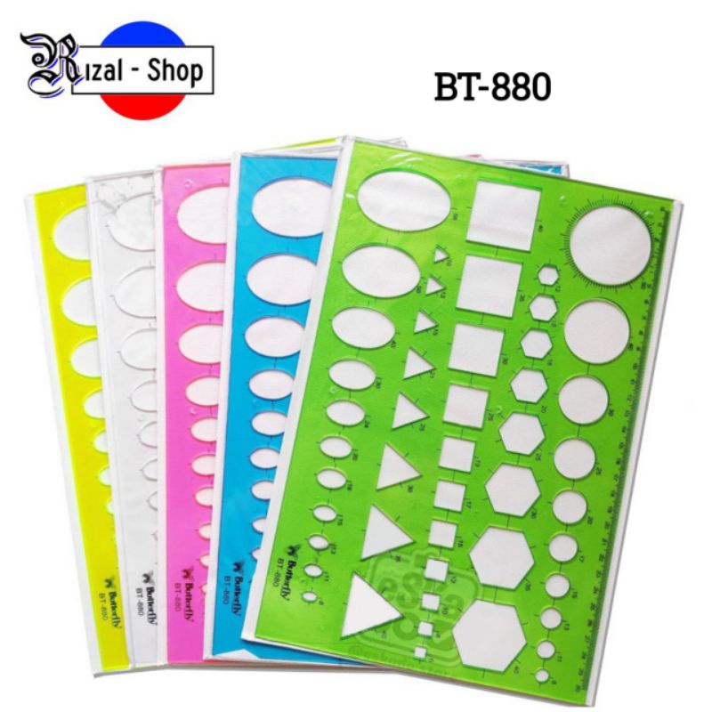 

Penggaris Cetakan Bangun Datar Butterfly BT-880