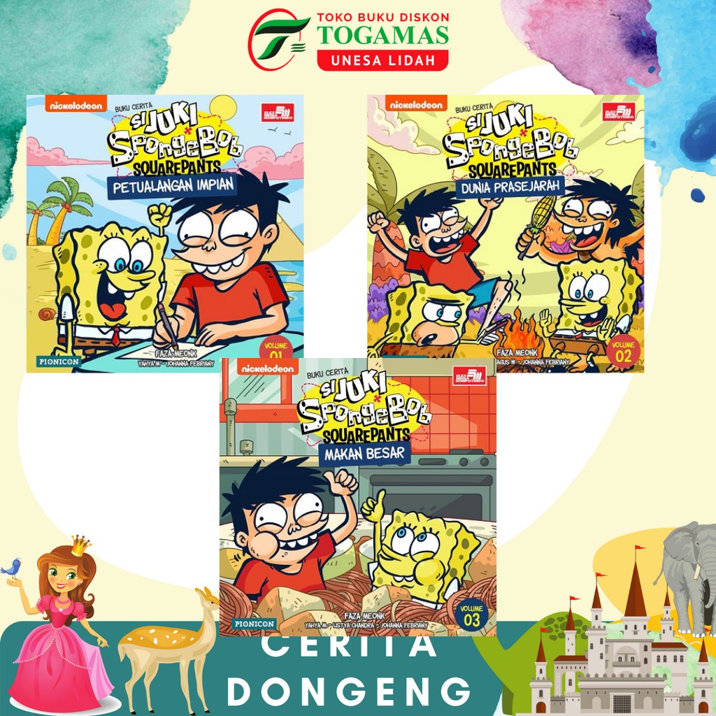 SI JUKI SPONGEBOB SQUAREPANTS KARYA PIONICON