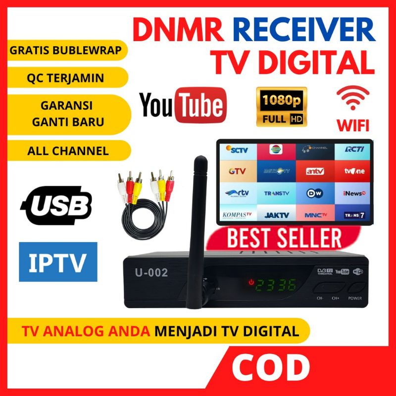 Best Seller SET TOP BOX DVB T2 DIGITAL EZ BOX U-002