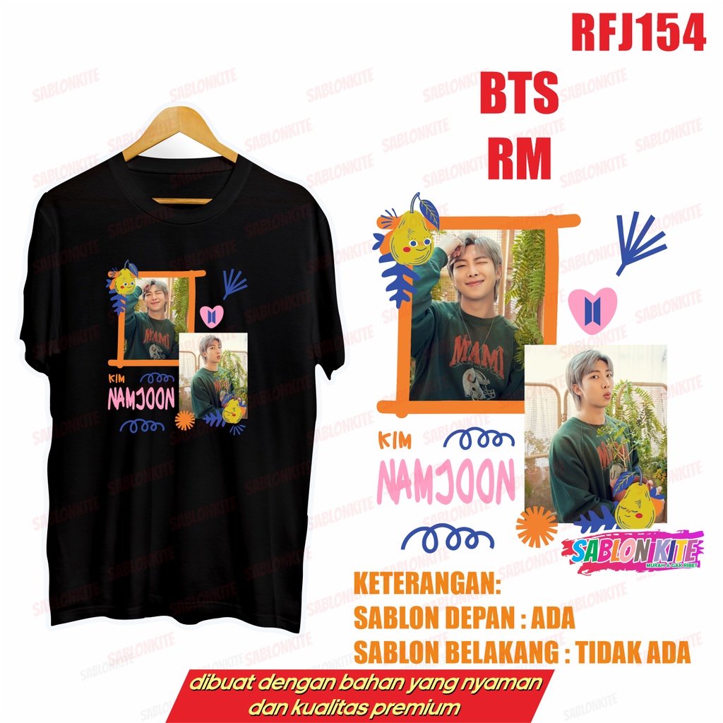 MURAH!!! KAOS KPOP FOTO RFJ154 TAEHYUNG JUNGKOOK JIMIN JHOPE JIN NAMJOON SUGA