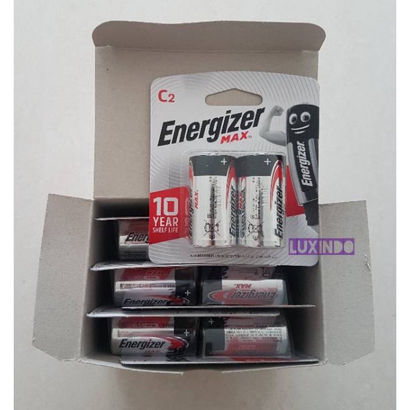 Baterai/Battery/Batere Energizer Max size C 1.5V