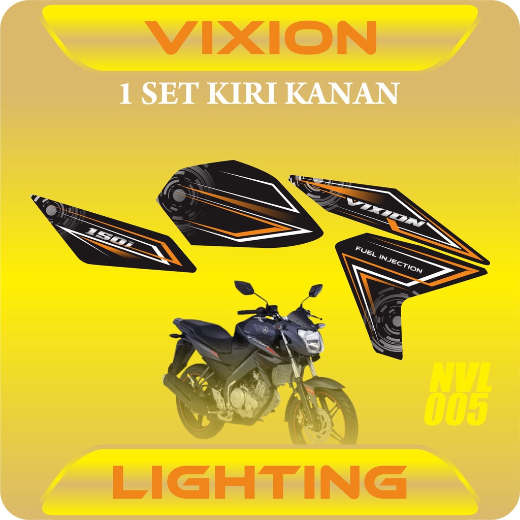 COD STRIPING VARIASI VIXION NVL / VIXION NEW LIGHTING 2014 / STRIPING YAMAHA VIXION / LIS STIKER NVL