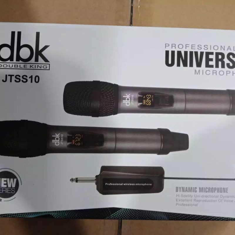 mic wireless dbk jtss10.suara mic jernih.original