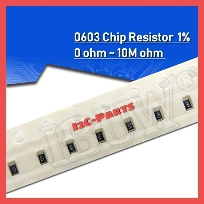 0603 51 Ohm Resistor 51R SMD SMT 1608 1% 5% 51ohm 0.051kohm