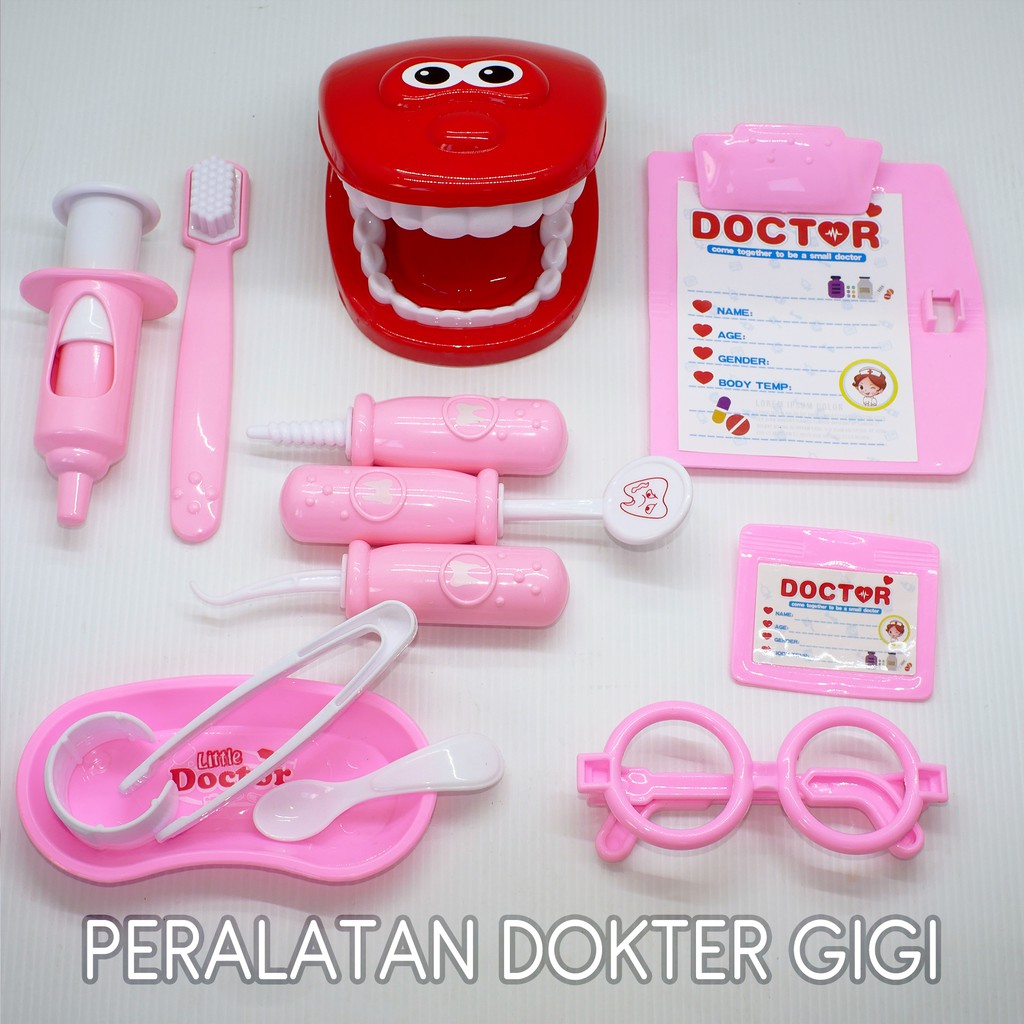 DOKTER GIGI SET KOPER EKSKLUSIF LENGKAP - DOCTOR PLAY SET