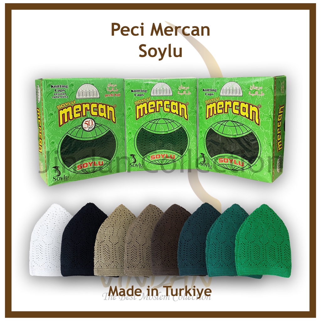 Peci Mercan Soylu Peci Haji Peci Rajut Mercan Soylu Turki Murah Peci Mercan Original