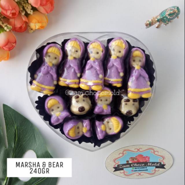 

Coklat karakter / coklat karakter lebaran / coklat marsha and bear