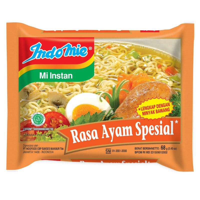 

Indomie ayam spesial 68 gr