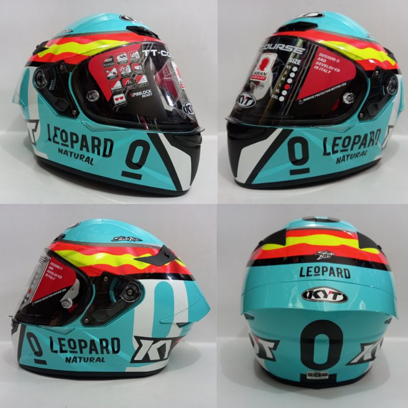 Jual Helm KYT TT Course TTC Leopard dalla porta 2021 motif new kyt