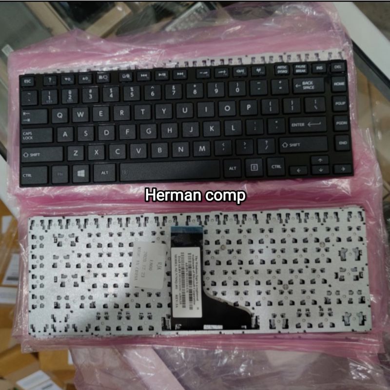 Keyboard Toshiba Satelite C800 C805 C830 C840 C845 Series Frame Hitam