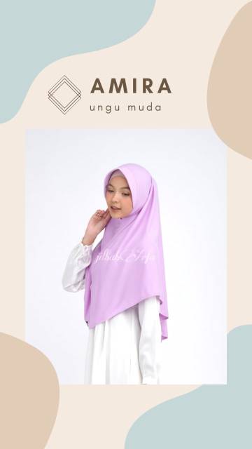 [COD bisa ] Amira M L XL Jumbo bergo warna Best Seller pet antem jilbabafra jilbab afra kota padang