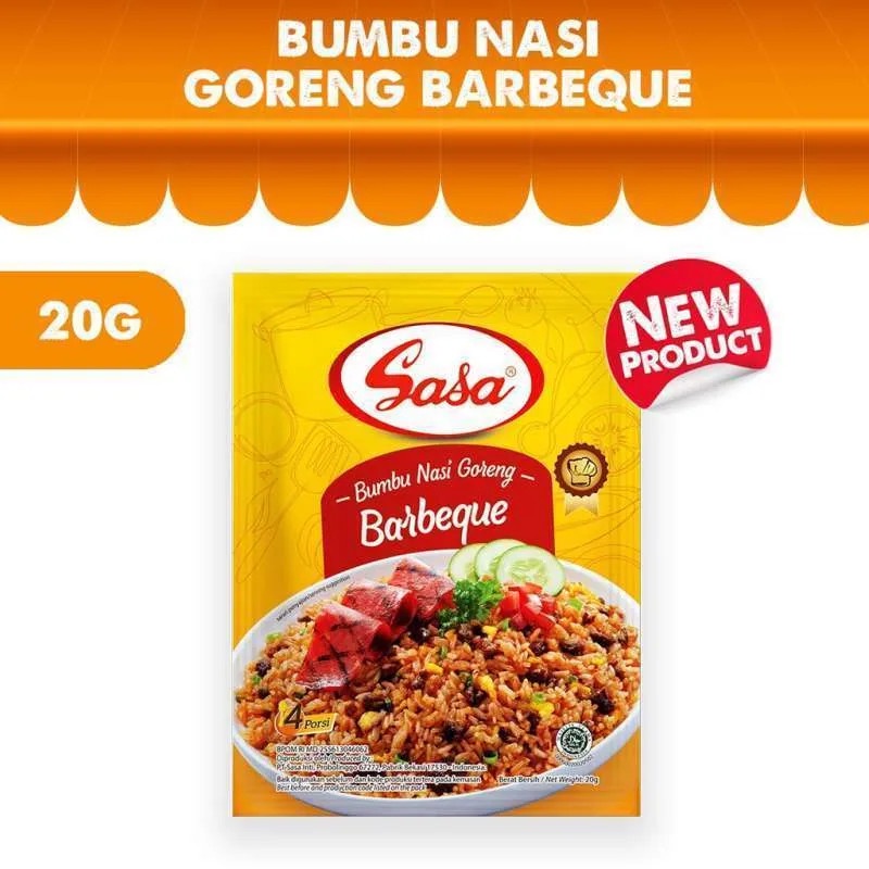 

Sasa Bumbu Nasi Goreng Barbeque 20gr / 1 pcs