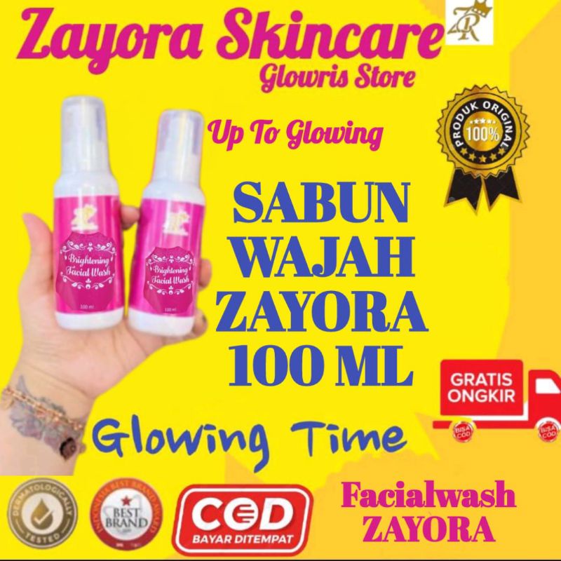 [ COD ] SABUN WAJAH ZAYORA BPOM / FACIAL WASH BRIGHTENING ZAYORA SKINCARE BPOM 100% ORI