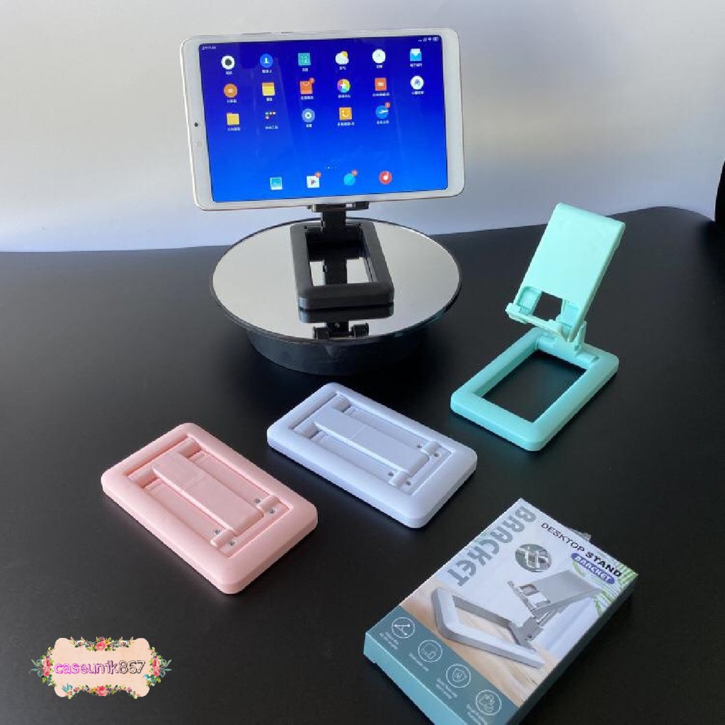 BM096 Bracket Holder phone Stand universal folding dudukan Hp tablet CS1308