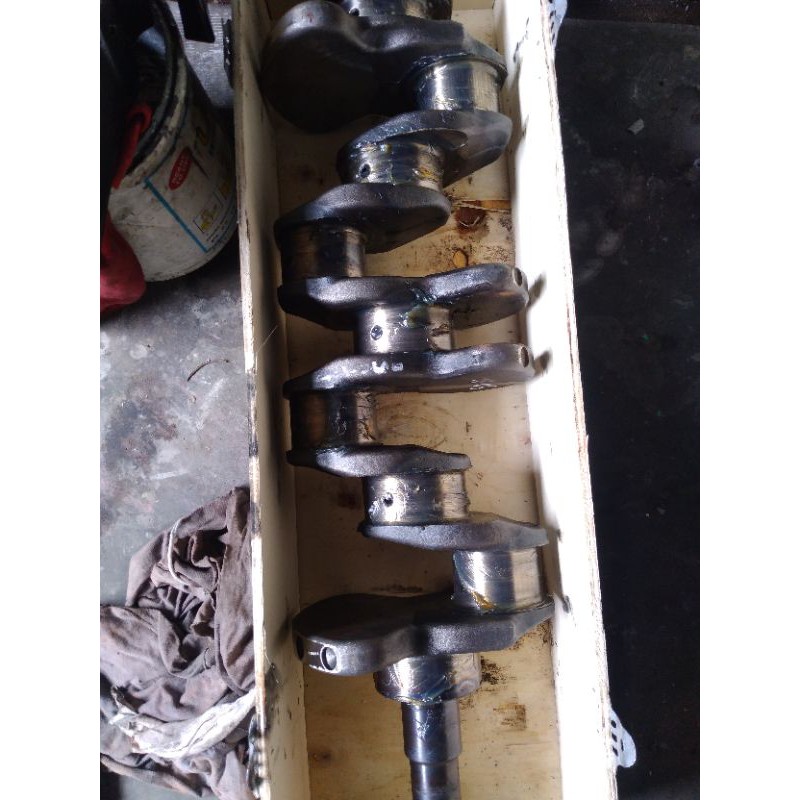 kruk as mitshubishi canter fe74 hdv ori copotan unit 2018/crankshaft canter 4d34 t orginal copotan