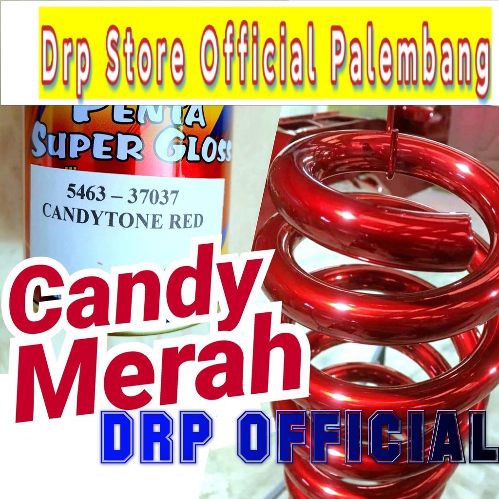 Cat Merah Candy Tone Red Penta Super Gloss Candytone JAWA SUMATERA ONLY