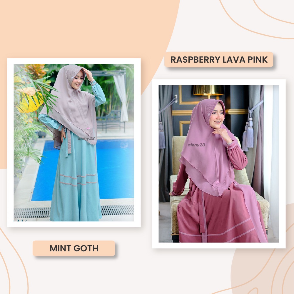 FAMILY SET SARIMBIT SETELAN GAMIS SYARI DAN KOKO MUBAROK SERIES BY ISA HIJAB BAJU COUPLE KELUARGA KE