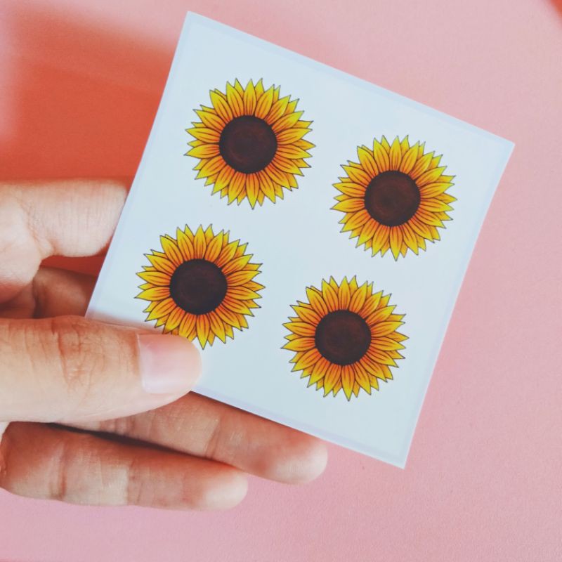 

Sticker Sunflower Aestetic Cutes by Giftproject.id