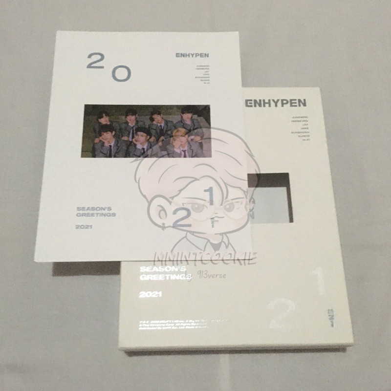 OUTBOX ENHYPEN SG SEASON'S GREETINGS 2021 JUNGWON HEESEUNG JAY JAKE SUNGHOON SUNOO NI-KI NIKI