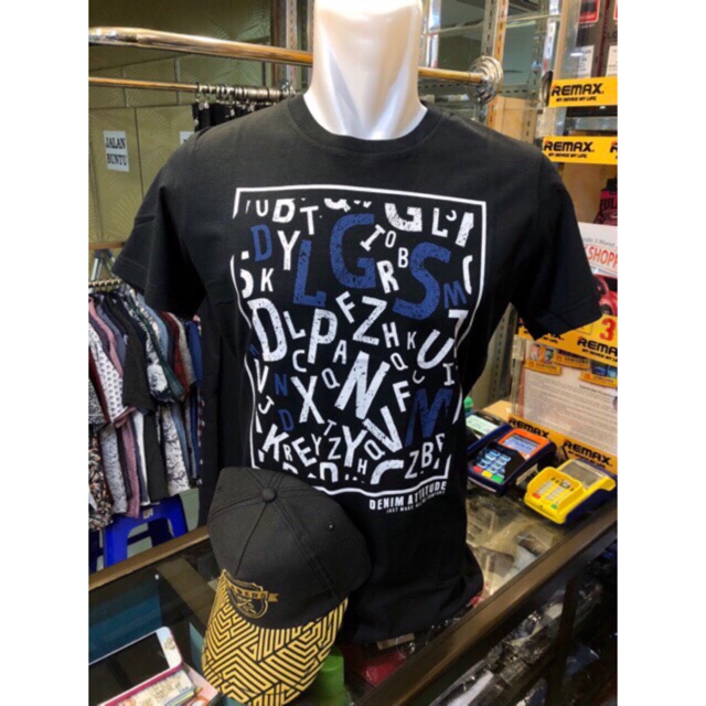 KAOS LGS JOHNWIN FASHION DENIM