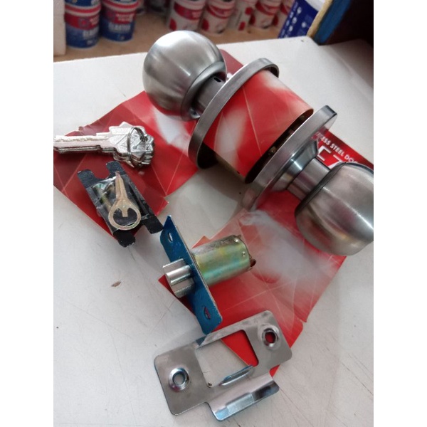 Kunci bulat Nobleza/handle Nobleza 587 SS ET/handle pintu kamar mandi