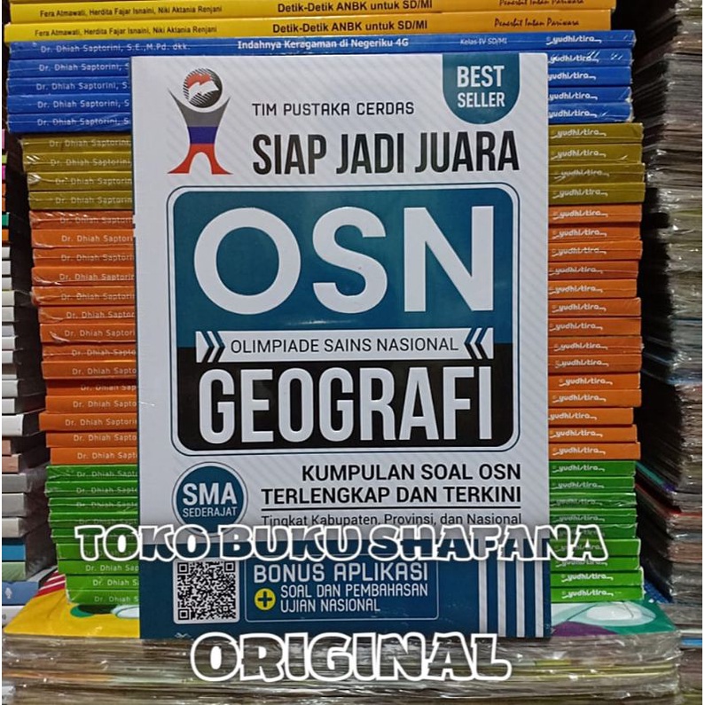 Buku OSN GEOGRAFI SMA : Kumpulan Soal Siap jadi Juara Terlengkap Pustaka Baru Press