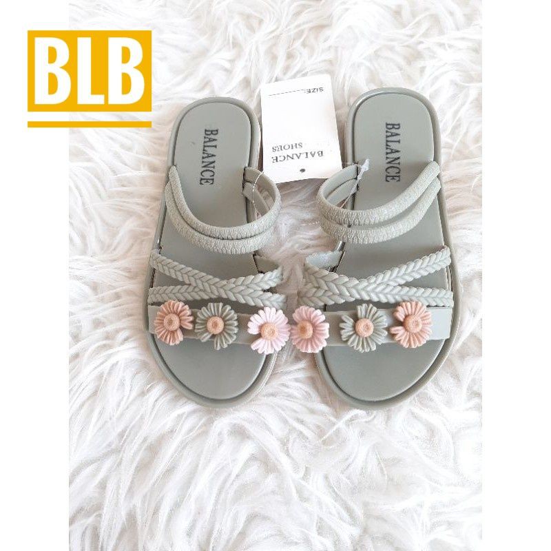 sendal,karet,anak,perempuan,pariasi,Bunga korea
