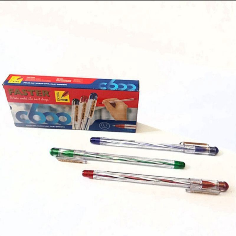 

Pulpen Faster C-600 Hitam ( Ecer )