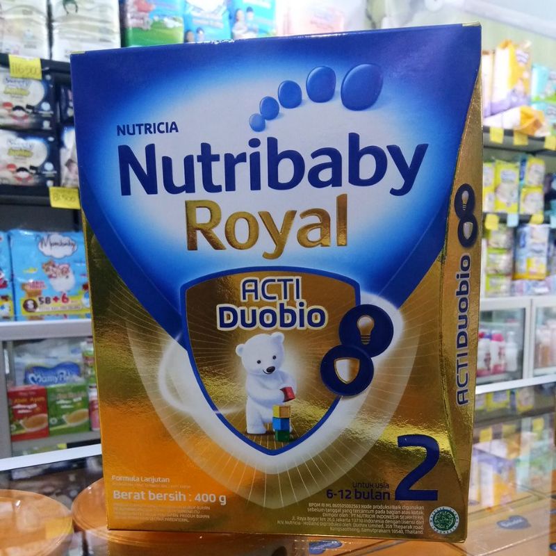 NUTRIBABY ROYAL 1(0-6BULAN) 2(6-12BULAN) 400G