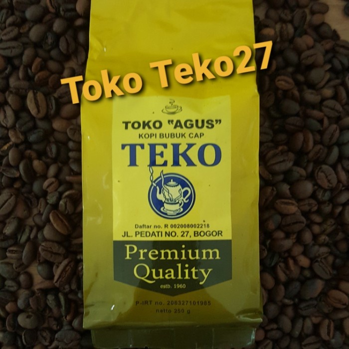 

vf0100f Kopi Cap Teko Premium ( Kopi Lokal Bogor) Ds20X11