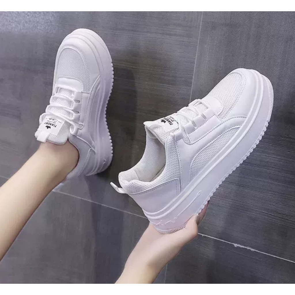 AGI22105 sepatu sneakers wanita murah sepatu tali wanita import sepatu sport wanita cod jakarta