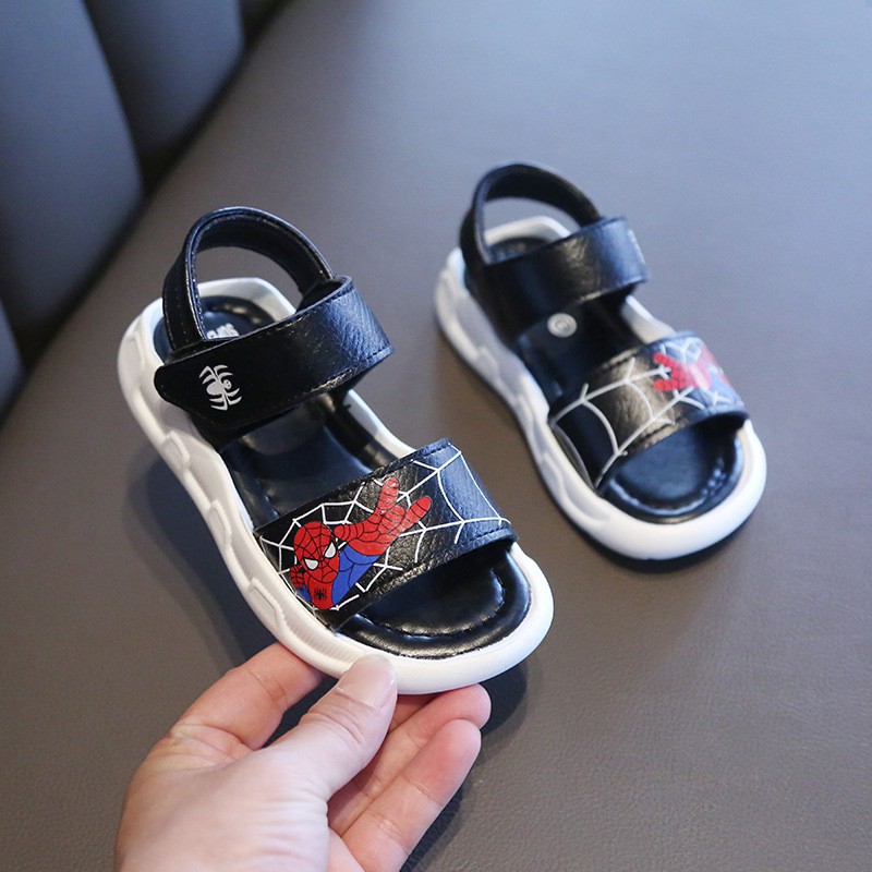 LittleAaron ATTACK SPI-DR Sepatu Sandal Anak Laki Laki Bahan PU Model Lucu 0-5 Tahun Import Sport Termurah Sendal Bayi Anak Cewek Cowok