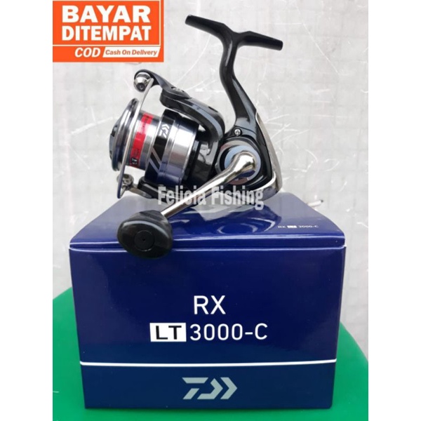 Fishing Reel Rel Rell Ril Rill Katrol Kerekan Alat Gulungan Pancing Spinning Daiwa Rx LT 3000 C