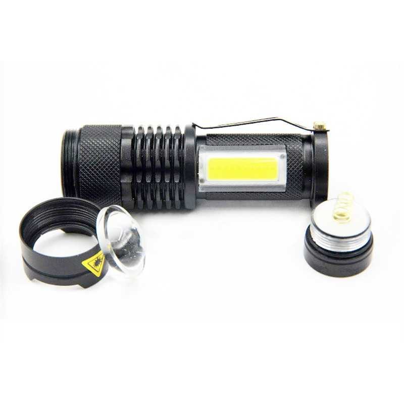 TaffLED COB Senter LED 3800 Lumens Waaterproof Pocketman Zoomable - P1