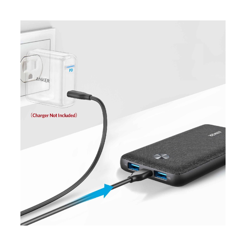 ANKER A1248 - PowerCore III Sense 10000mAh - Support USB-C PD 20W - Powerbank 10000mAh Terbaru dari ANKER