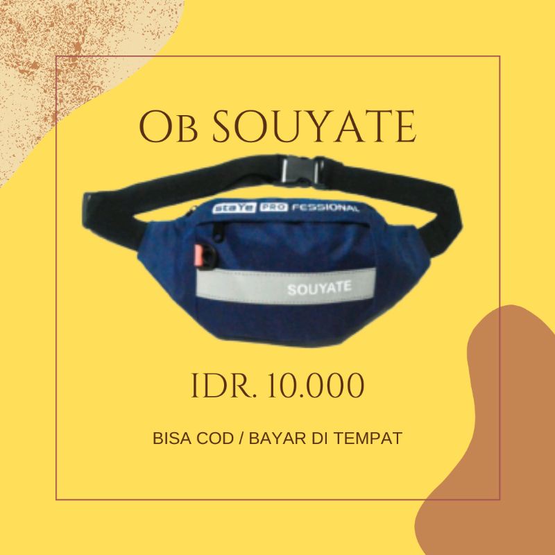 TAS MURAH SAYOTE WATERPROOF (HARGA PARTAI) TAS GOES-TAS PINGGANG-TAS PRIA-TAS WANITA