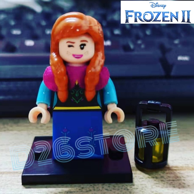 Mainan Lego Mini Figure Princess Anna Disney Frozen 2