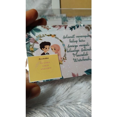 KADO WEDDING EMAS MINIGOLD