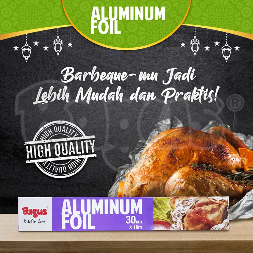 Bagus Aluminium Foil Box - 30 cm x 10 m W-21422