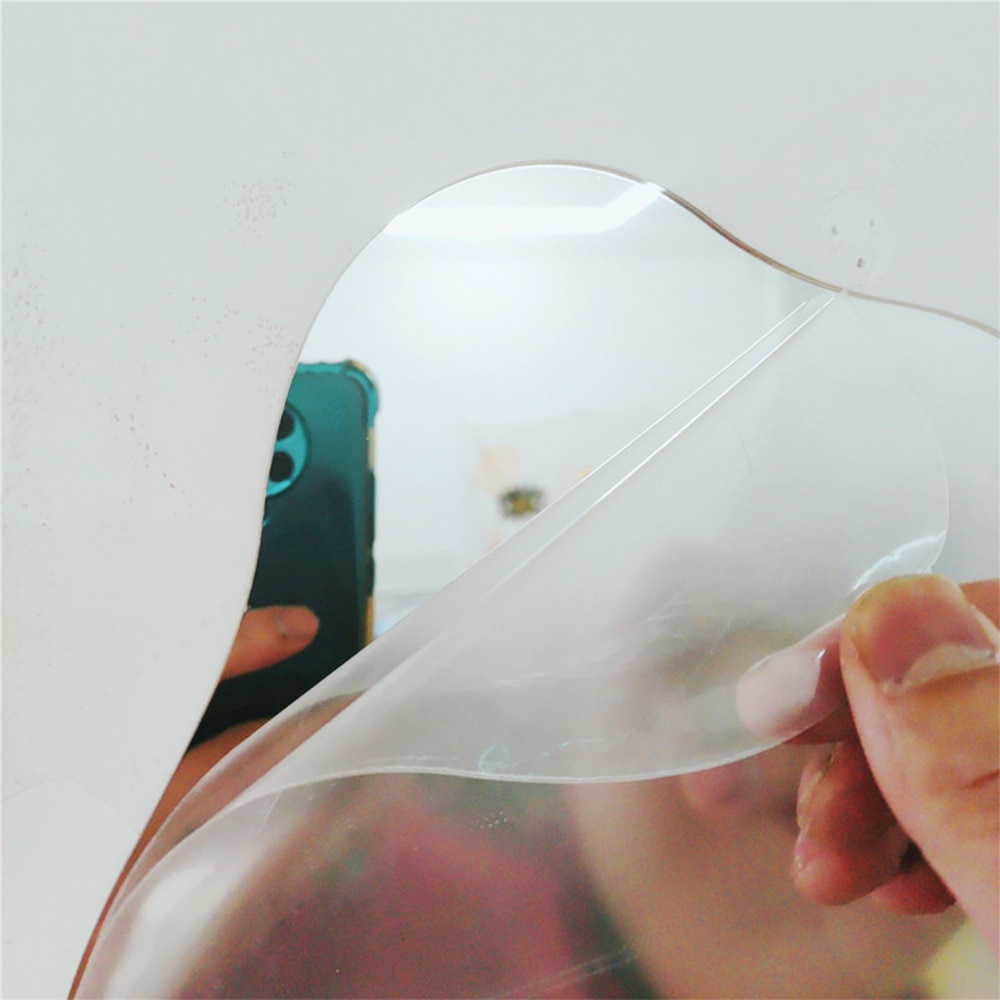 Cermin Meja Kaca Make Up Mirror Bentuk unik dan elegant minimalis modern Korean Style irregullar Cermin Tidak Teratur Sederhana Cermin Makeup Desktop Rumah Dekorasi Akrilik Cermin Berdiri Korean style Makeup Mirror Ins Irregular Acrylic Decorative Mirror